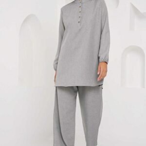 Minimalist Grey Two-Piece Set