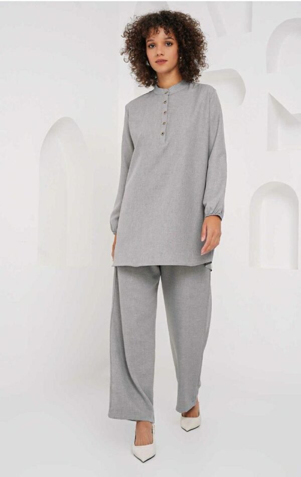 Minimalist Grey Two-Piece Set