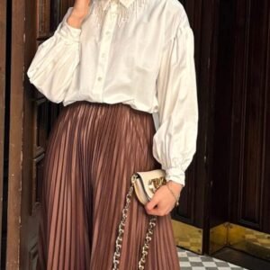 Accordion Pleat Skirt