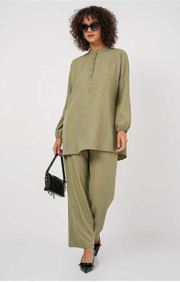 Olive Green Two-Piece Set